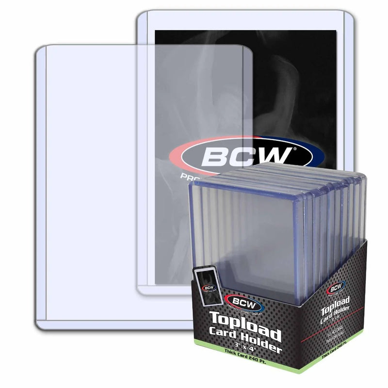 BCW Thick Card Topload Holder - 240 pt.