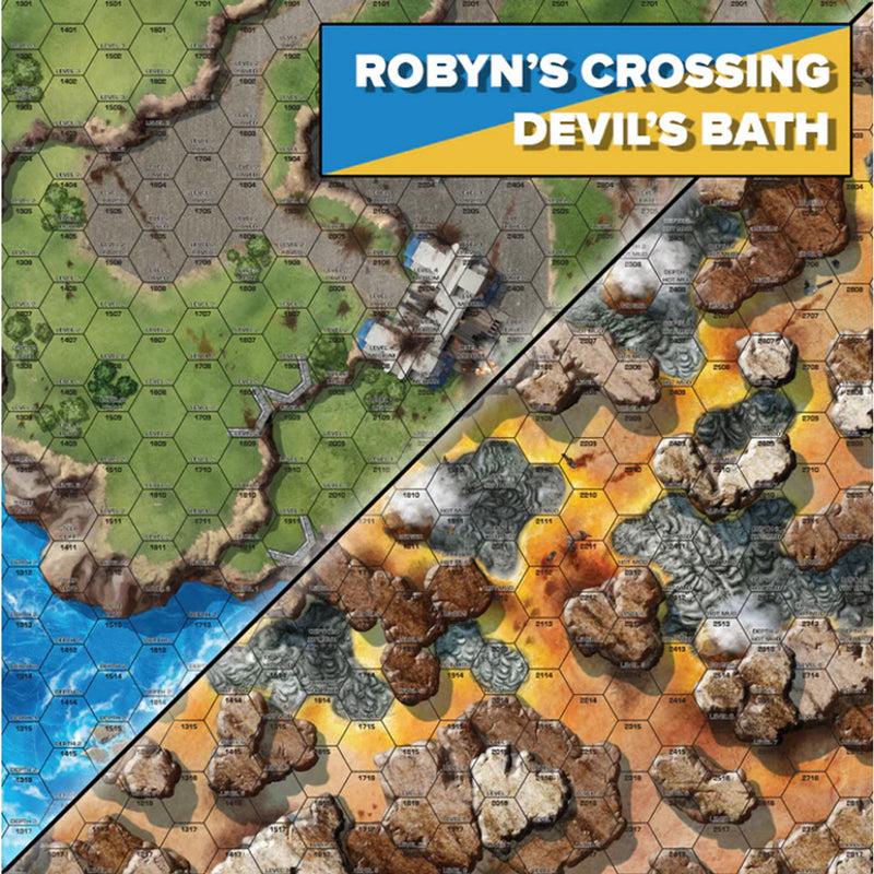 BattleTech - Tukayyid: Robyn's Crossing/Devil's Bath Battlemat