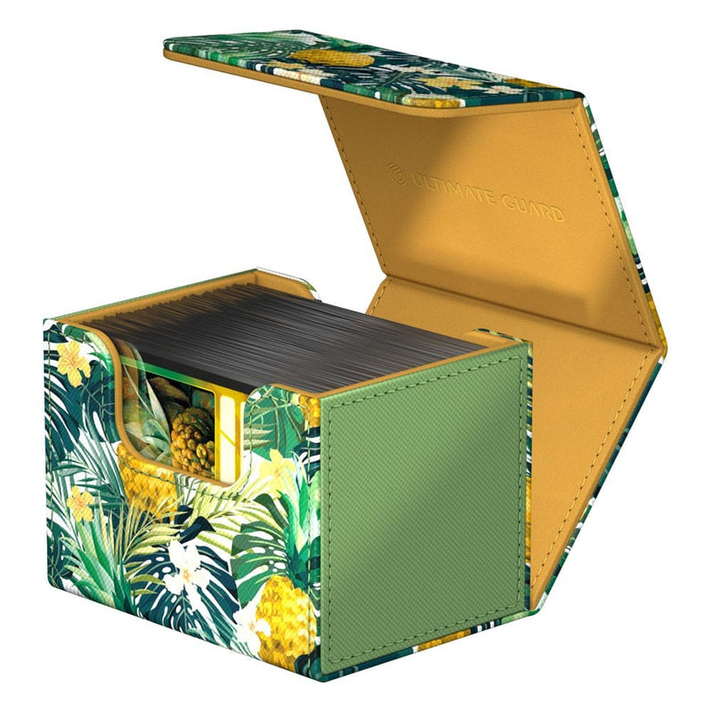 Ultimate Guard Sidewinder Deck Box - Floral Places II - Bahia Green (100+)