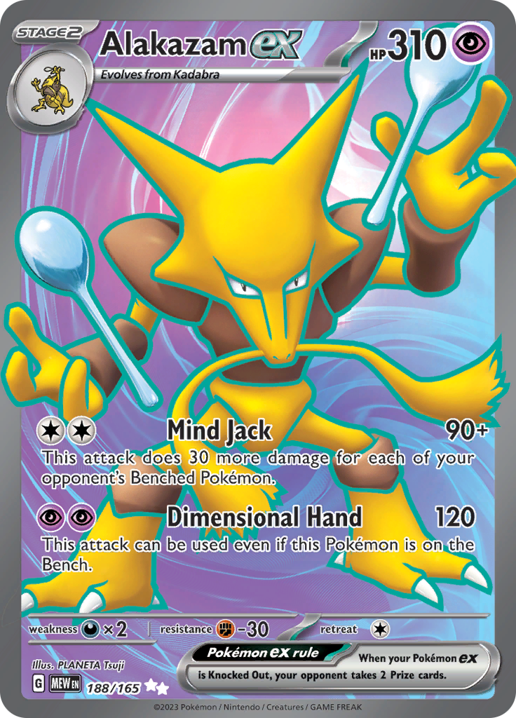 Alakazam ex (188/165) [Scarlet & Violet 151]