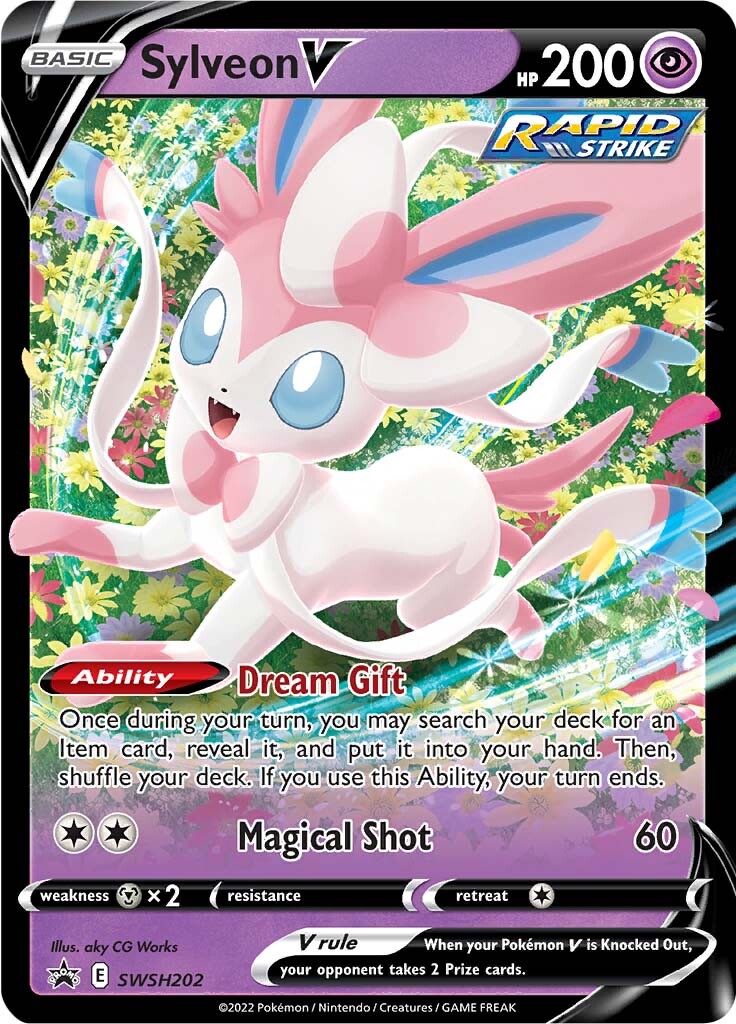 Sylveon V (SWSH202) [Sword & Shield: Black Star Promos]