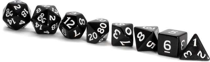 Sirius Dice: D&D New Adventurer Set - Black