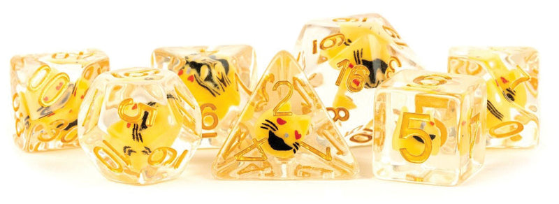 16mm Resin Poly Cat Dice Set (7)