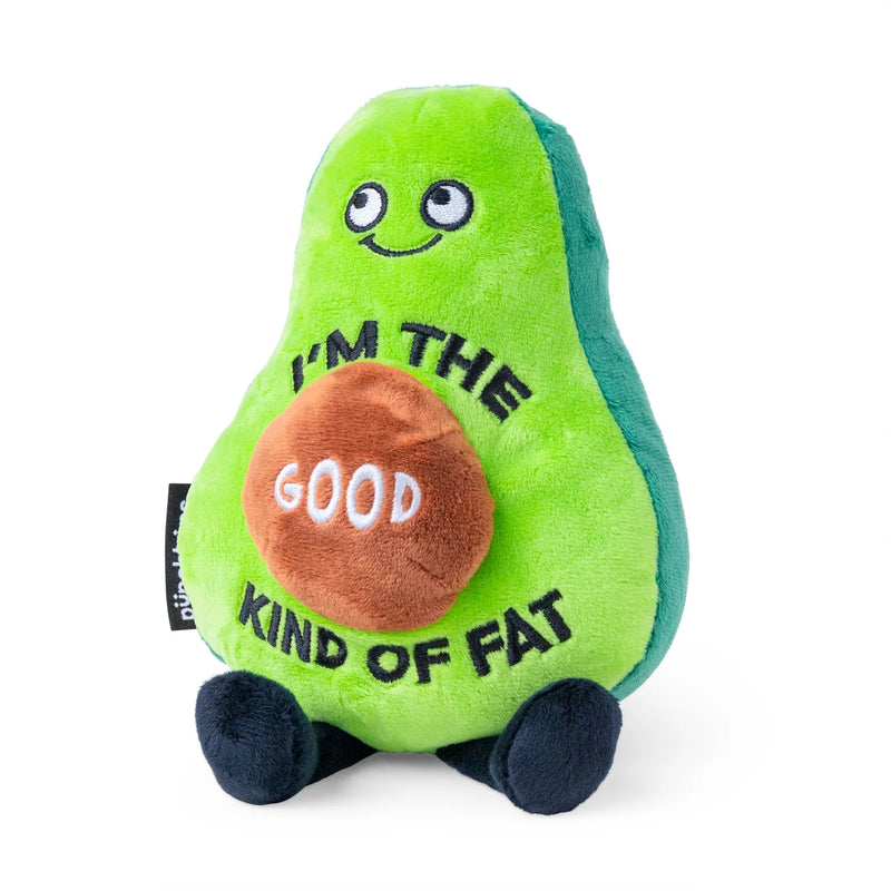 Punchkins "I'm The Good Kind Of Fat" Plush Avocado