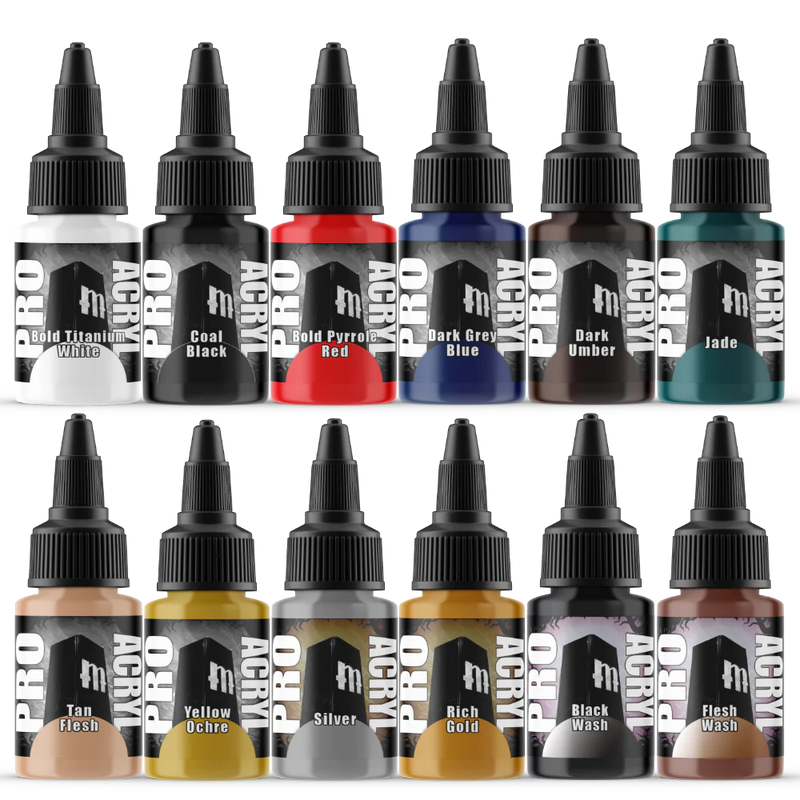 Monument Pro Acryl Starter Paint Set