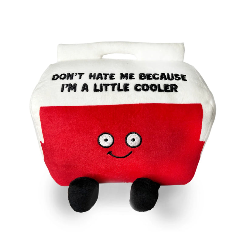 Punchkins "Dont Hate Me Because I'm A Little Cooler" Plush Picnic Cooler