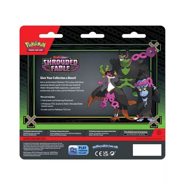 Pokemon Scarlet & Violet Shrouded Fable 3 Blister Pack