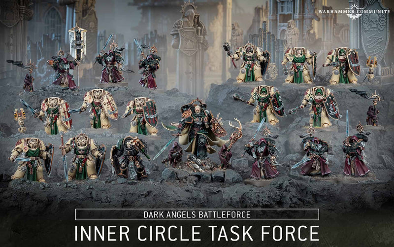 Warhammer 40k: Dark Angels Inner Circle Task Force - Battleforce Box Set (PRE-ORDER)