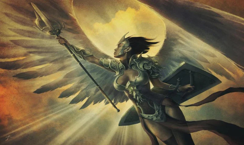 Gamermats Playmat - Golden Angel by Jason Engel