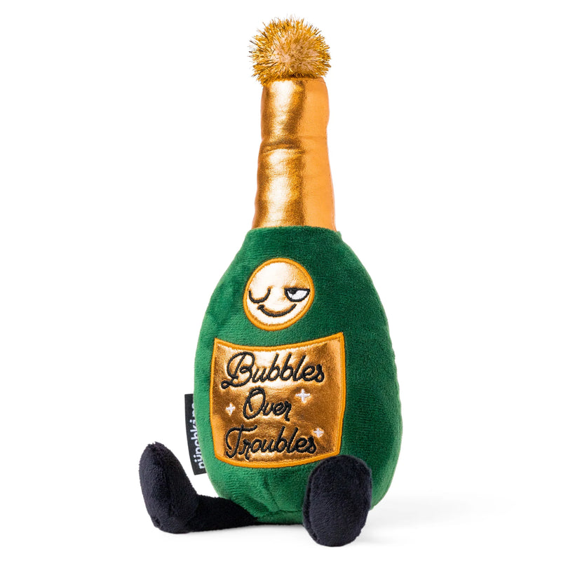 Punchkins "Bubbles Over Troubles" Plush Champagne Bottle