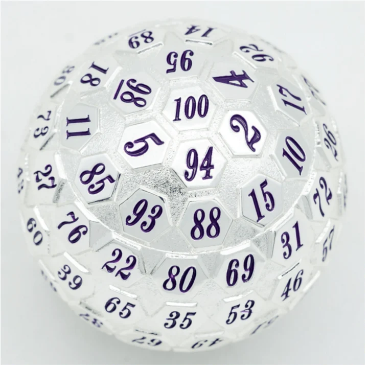 45mm Metal D100 - Platinum with Purple