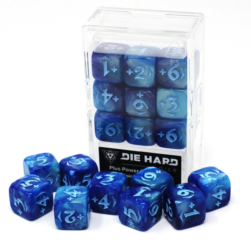 Die Hard Dice Spindown Counters - Plus Power Pack - Blue