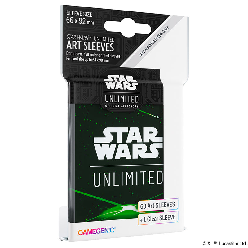 Star Wars: Unlimited Art Sleeve - Card Back Green