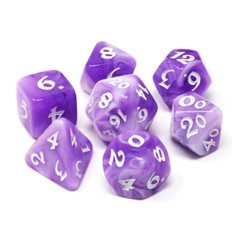 Die Hard Dice 7pc RPG Set - Elessia Wisteria Winds