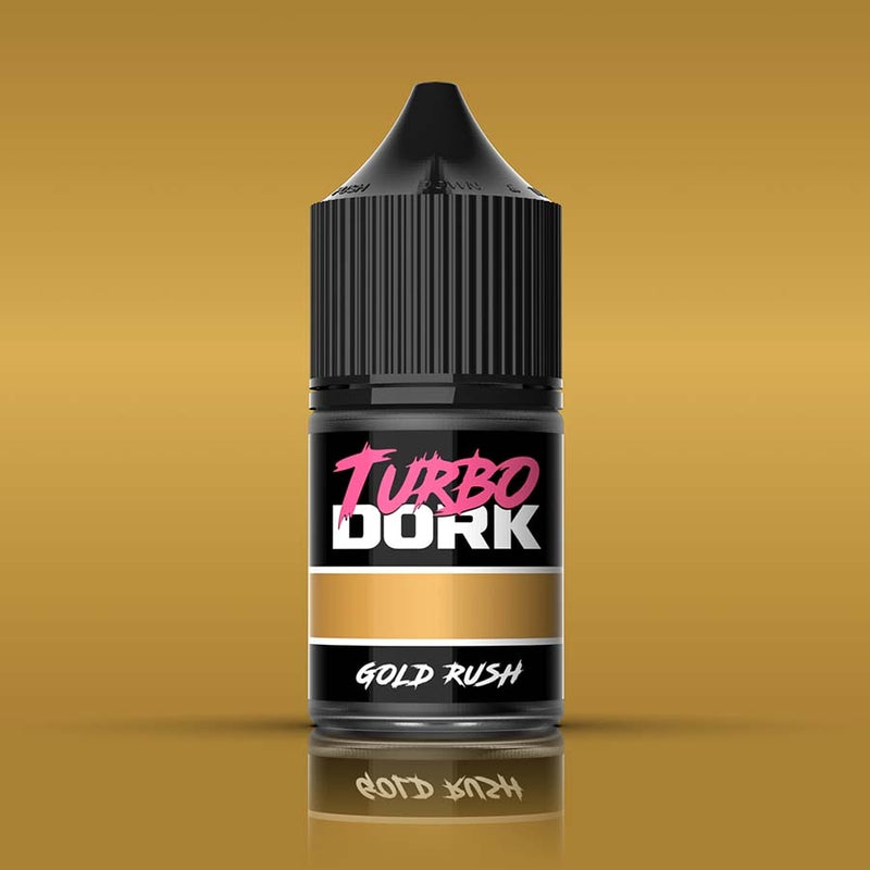 Turbo Dork: Metallics Acrylic Paint: Gold Rush (22Ml Bottle)