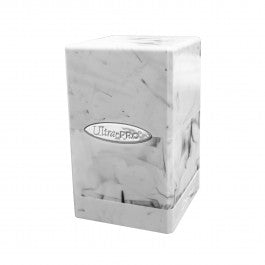 Ultra Pro Satin Tower Marble Deck Box (Black/White)