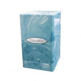 Ultra Pro Satin Tower Marble Deck Box (Light Blue/White)