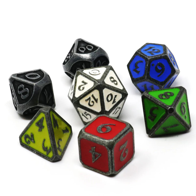 Die Hard Dice 7pc RPG Dice Set - Iron Legacy - Lost Odyssey x Die Hard Dice