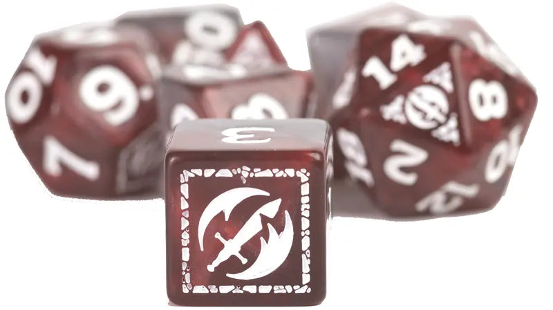 Sirius Dice: D&D Adventure Set - Fighter (Red)