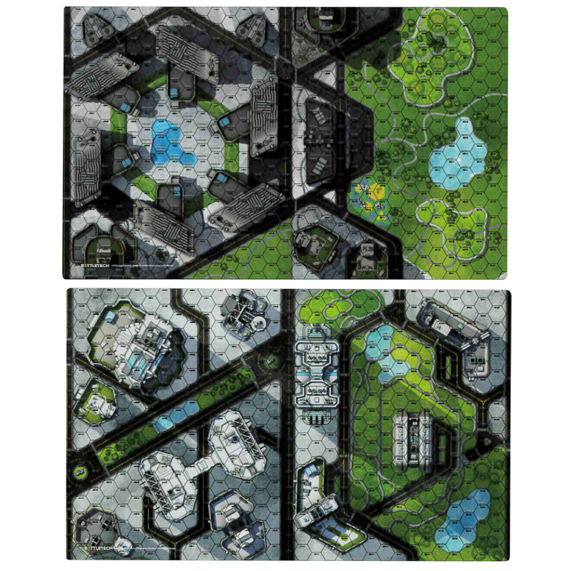 BattleTech - City: Central Park/Shopping District Battlemat