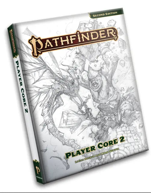 Pathfinder Second Edition - Player Core 2 Rulebook (Sketch Cover)