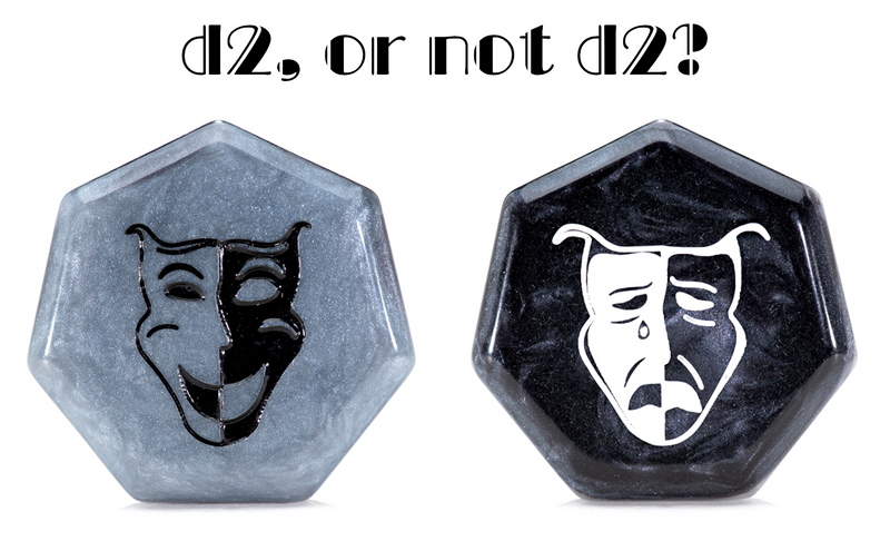 Gate Keeper Games - Drama Masks Resin d2 Coin