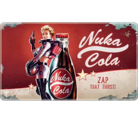 Ultra PRO: Playmat Holofoil- Fallout Commander (Nuka Cola)