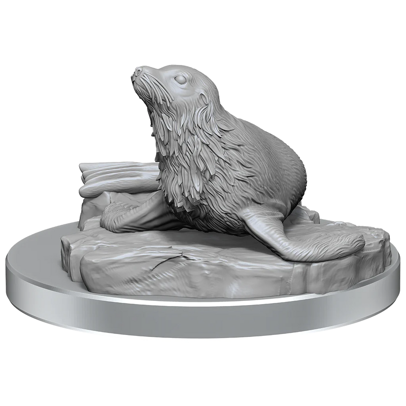 Wizkids Nolzur's Marvelous Miniatures: Locathah & Seal