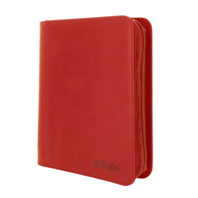 BCW Z-Folio 4-Pocket LX Album - Toploaders - Red