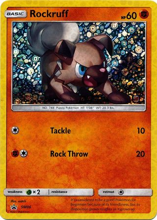 Rockruff (SM06) (General Mills Promo) [Sun & Moon: Black Star Promos]