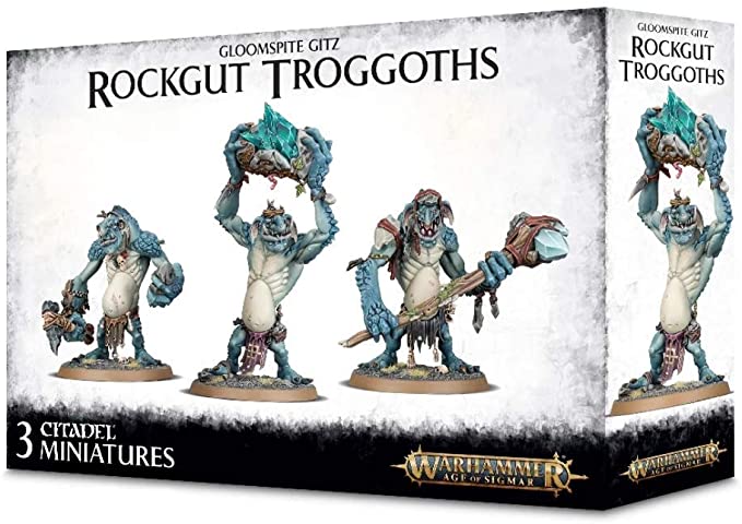 Warhammer Age of Sigmar Gloomspite Gitz Rockgut Troggoths