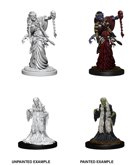 Dungeons & Dragons: Nolzur's Marvelous Unpainted Miniatures - W06 Green Hag & Night Hag