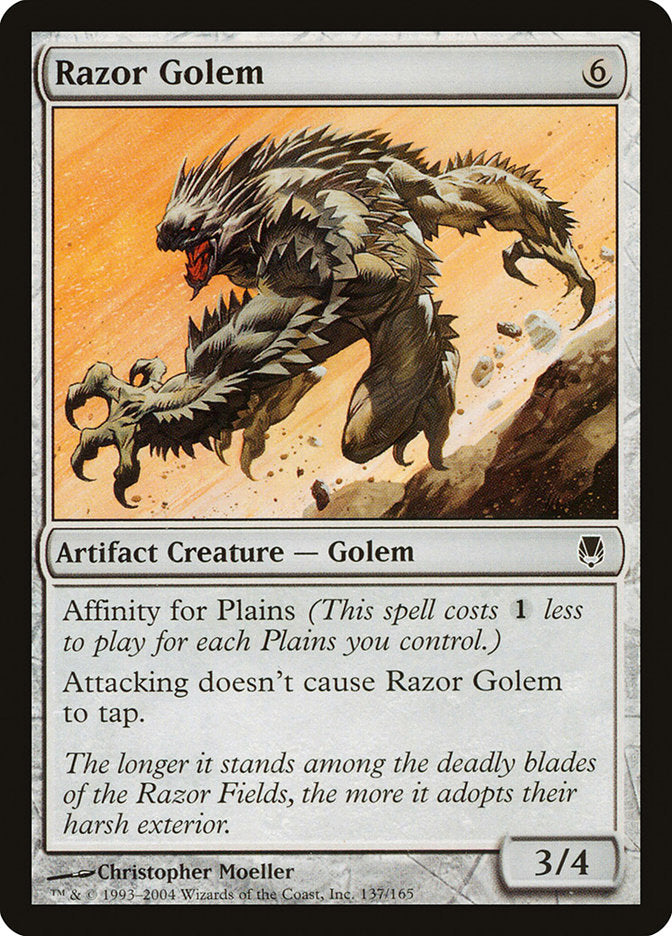 Razor Golem [Darksteel]