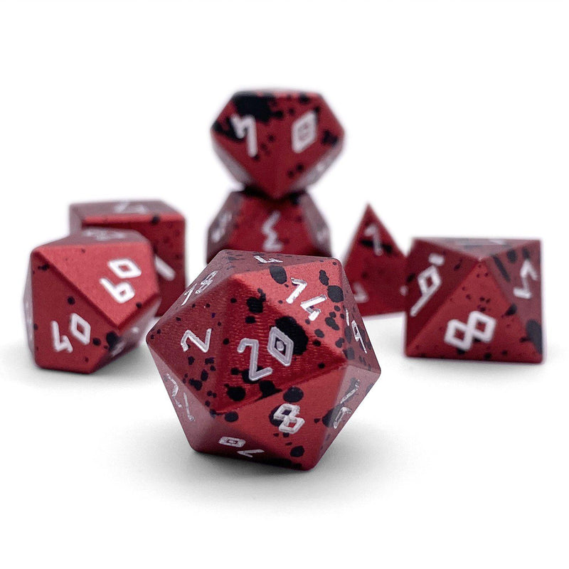 Norse Foundry 7 Die Aluminum Wonderous Dice Set: Berserker's Frenzy