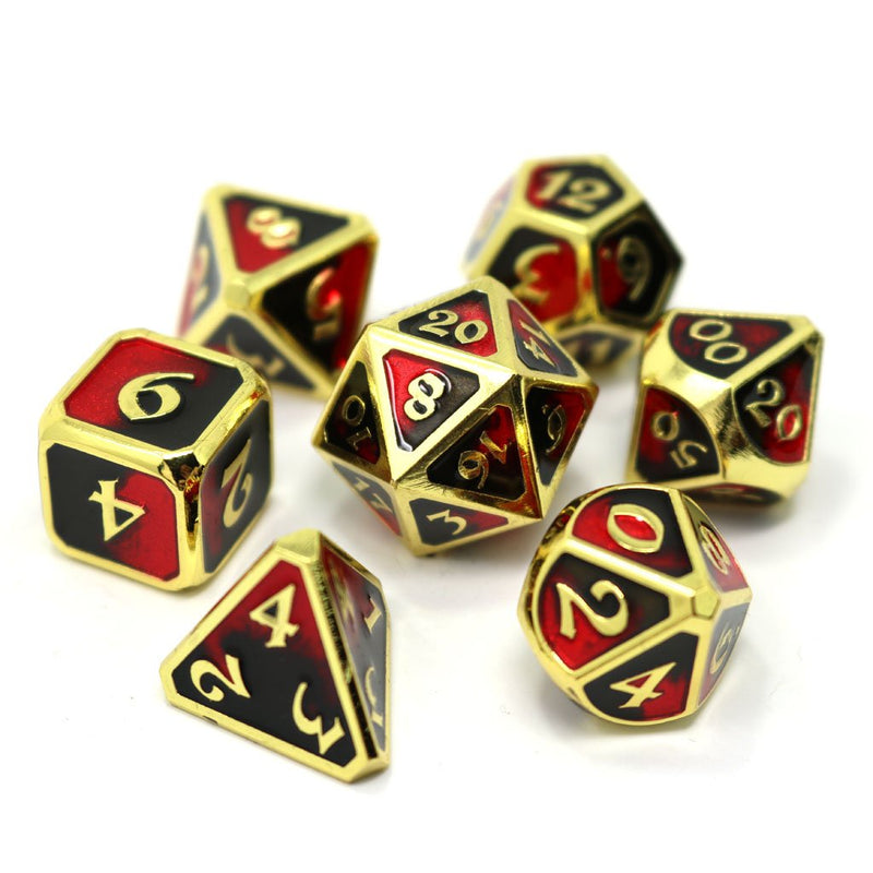 Die Hard Dice 7 Die Metal Dice Set: Dark Arts Bloodbath