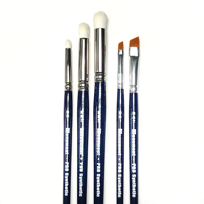 Monument Pro Brushes - PRO Synthetic Drybrush Set