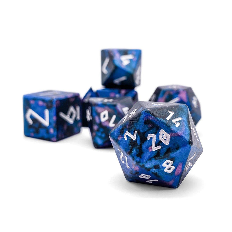 Norse Foundry 7 Die Aluminum Wonderous Dice Set: Enchanted Forest