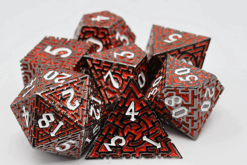 Lemnian Labyrinth RPG Metal Dice Set