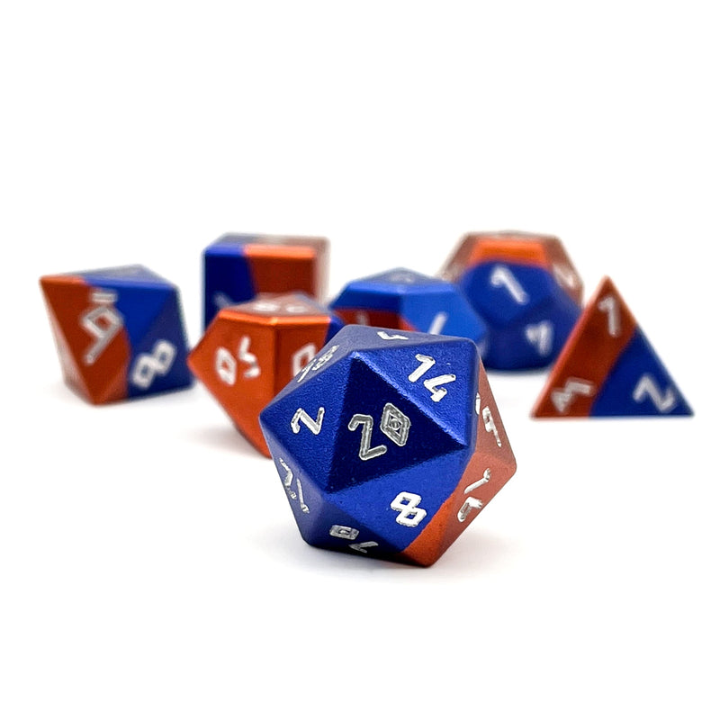 Norse Foundry 7 Die Aluminum Hybrid Dice Set: The Scholar