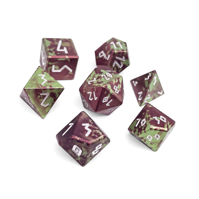 Norse Foundry 7 Die Aluminum Wonderous Dice Set: The Kraken