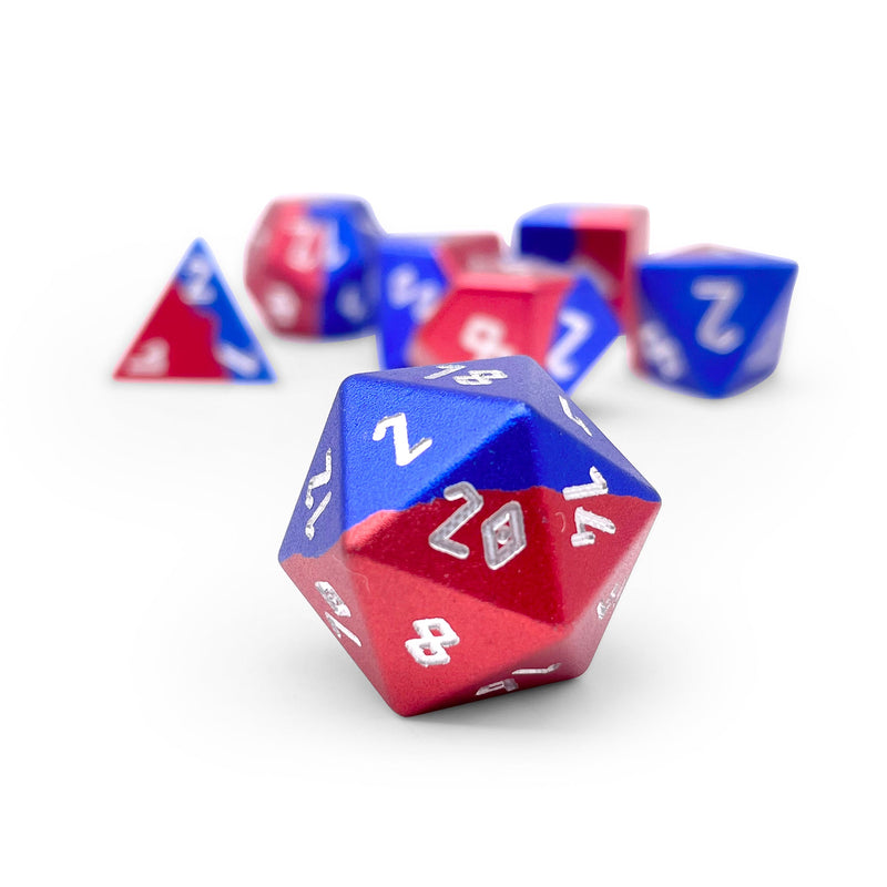 Norse Foundry 7 Die Aluminum Hybrid Dice Set: Web Slinger