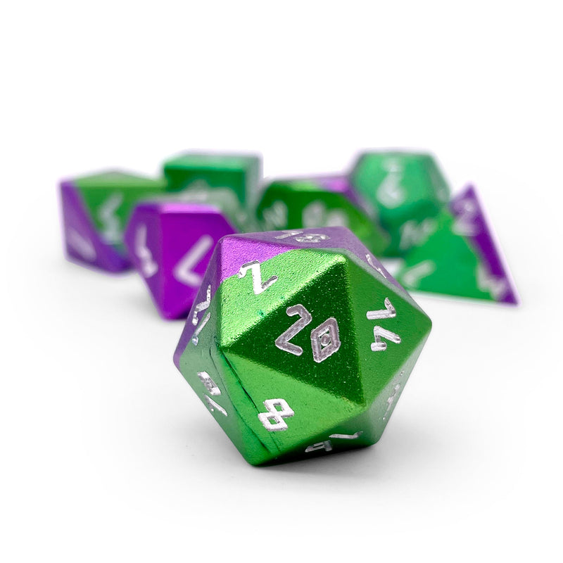 Norse Foundry 7 Die Aluminum Wonderous Dice Set: Goblin King