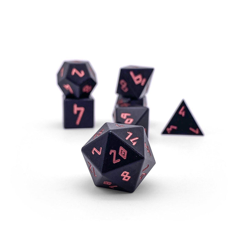 Norse Foundry 7 Die Aluminum Dice Set: Orb of Fire