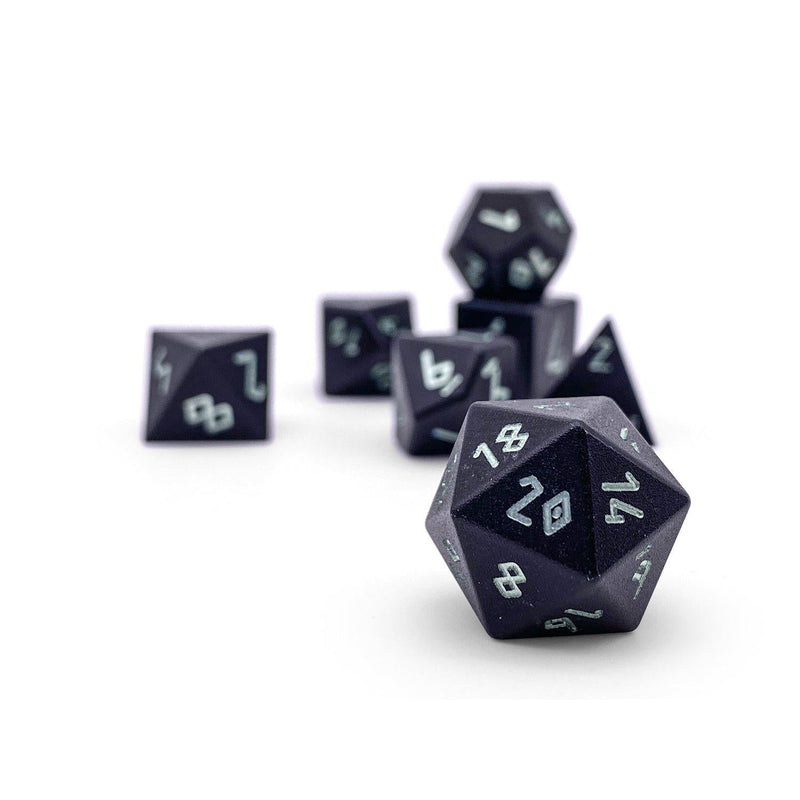 Norse Foundry 7 Die Aluminum Dice Set: Orb of Venom