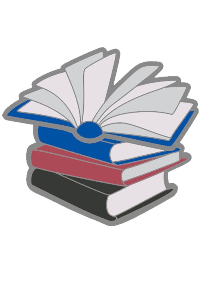 Pride Books Pin: Polyamorous