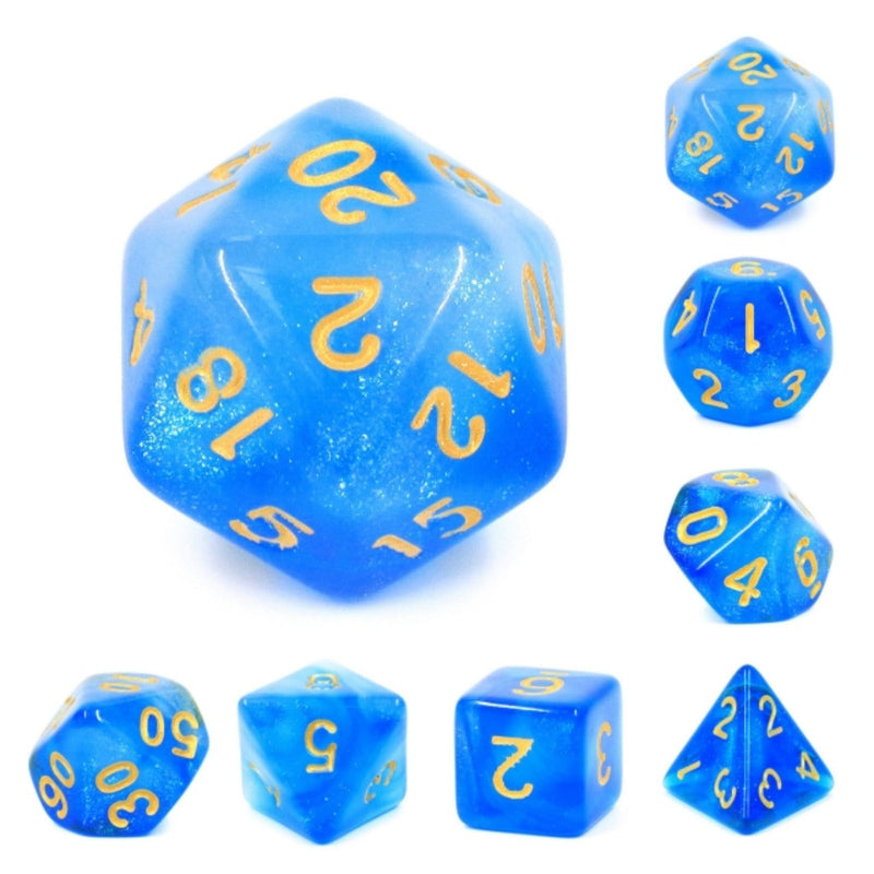 Mermaid's Crown RPG Dice Set