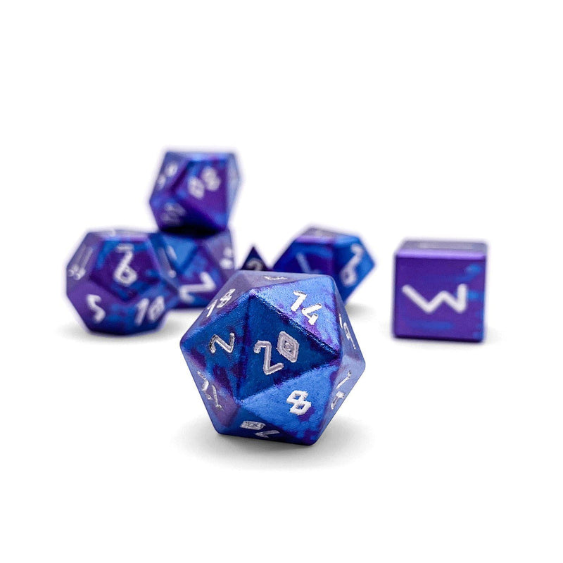 Norse Foundry 7 Die Aluminum Wonderous Dice Set: Time Warp