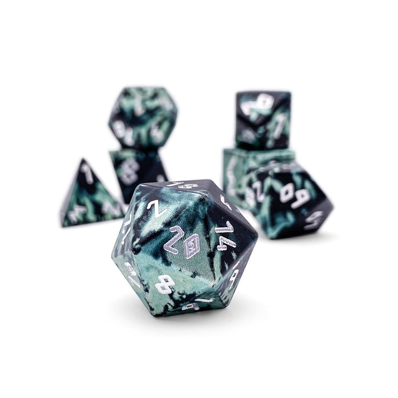 Norse Foundry 7 Die Aluminum Wonderous Dice Set: Troll's Blood