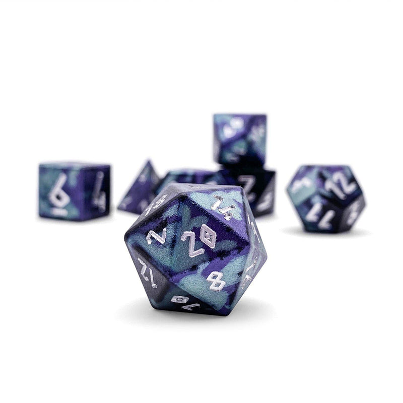 Norse Foundry 7 Die Aluminum Wonderous Dice Set: Witch's Cauldron