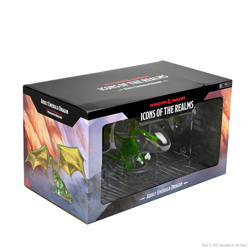 Wizkids Icons of the Realms Miniatures - Adult Emerald Dragon